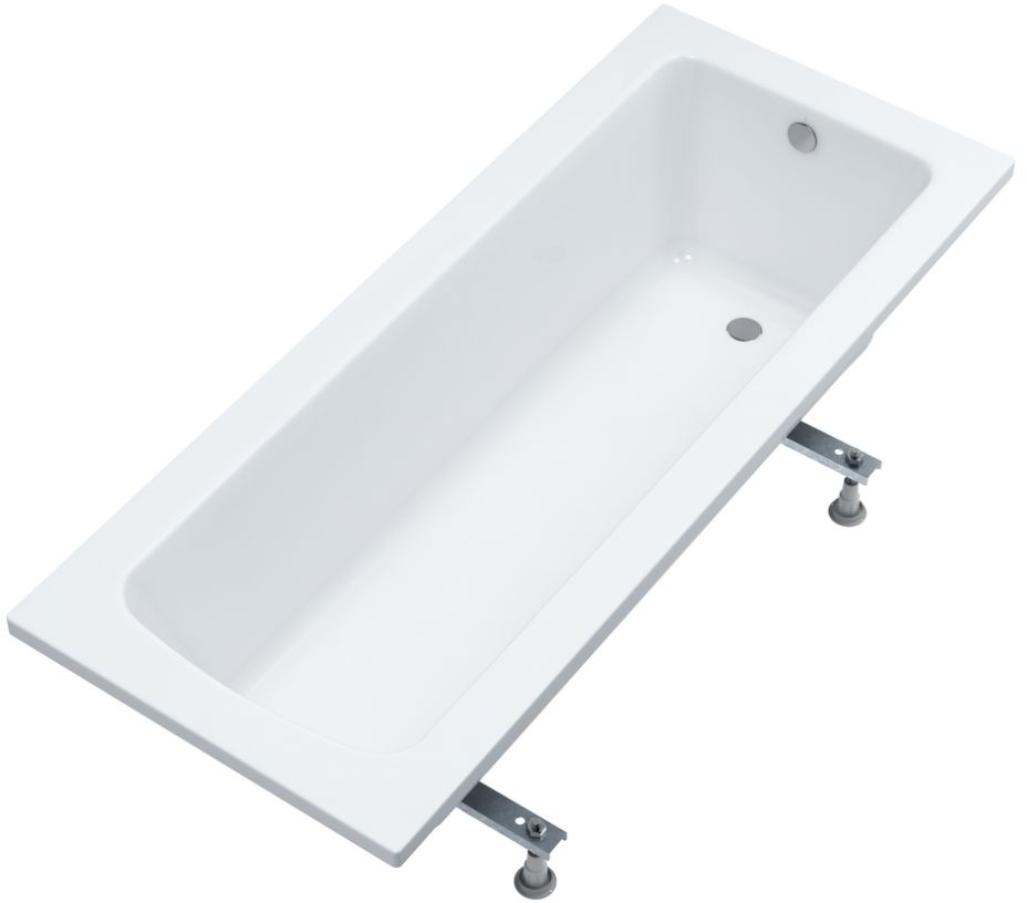 Schedline Praia bañera rectangular 150x75 cm blanco 3WST.P1P-15075
