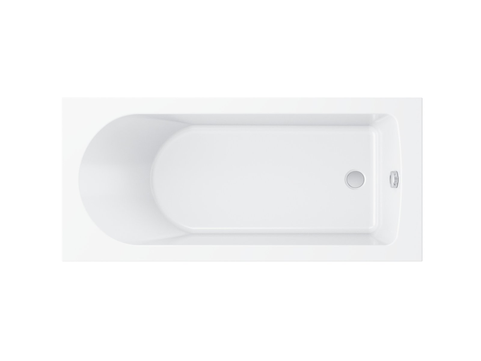 Ravak Flow bañera rectangular 180x80 cm blanco XC00100116