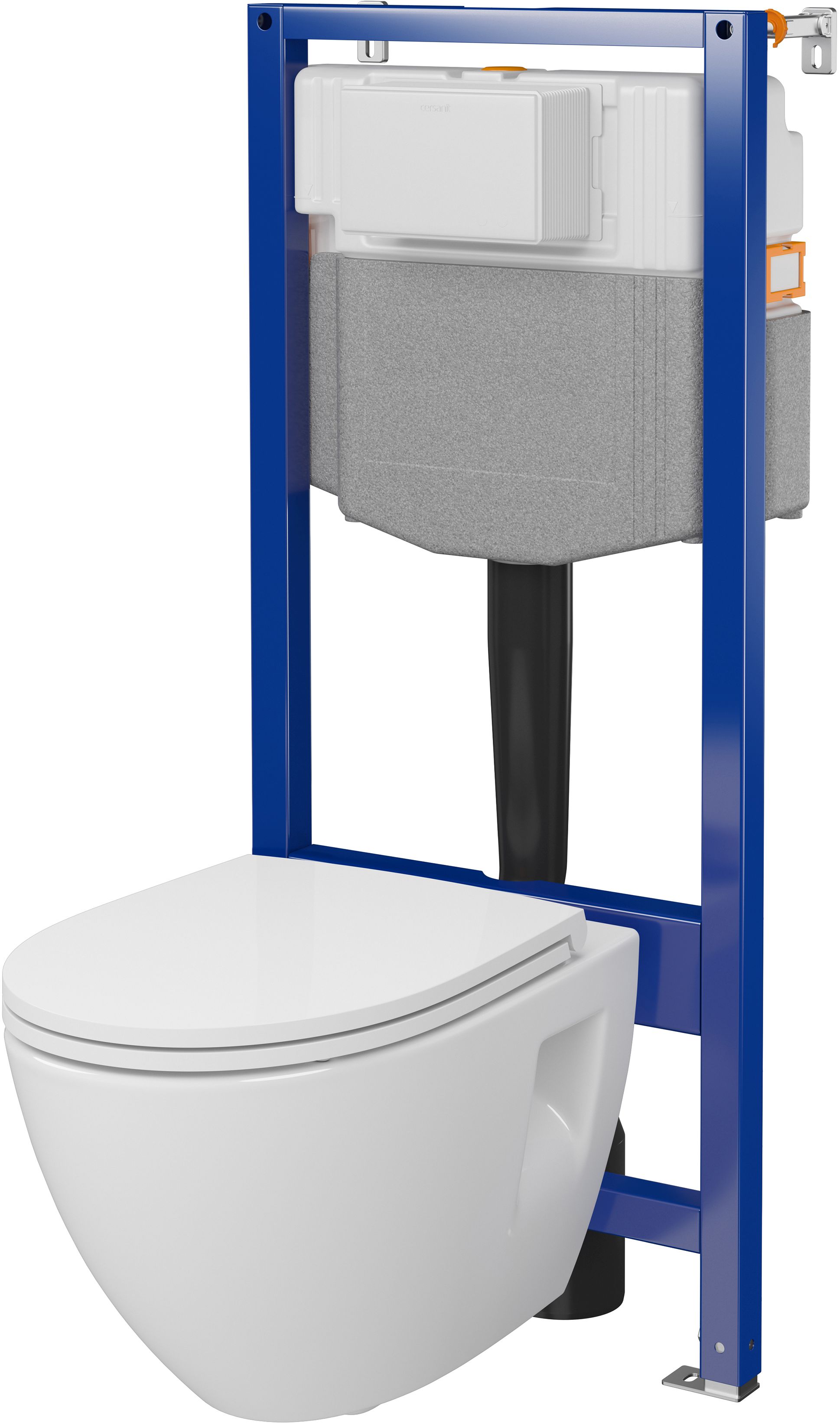 Cersanit Moduo conjunto marco para inodoro + taza + tapa S4027-002