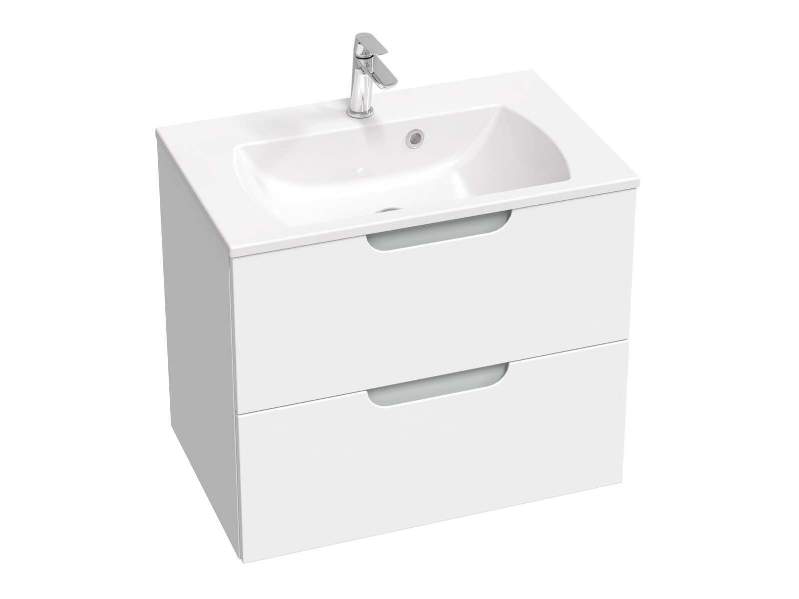 Ravak Classic II armario 70x45x58.5 cm suspendido, para lavabo blanco-gris X000001479
