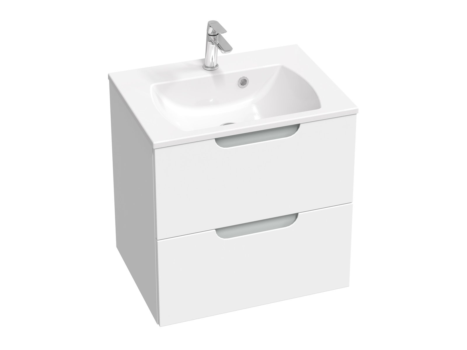 Ravak Classic II armario 60x45x58.5 cm suspendido, para lavabo blanco-gris X000001477