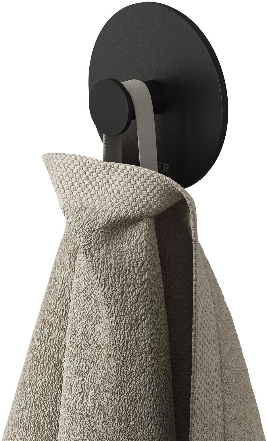 Tiger Base toallero negro 800729