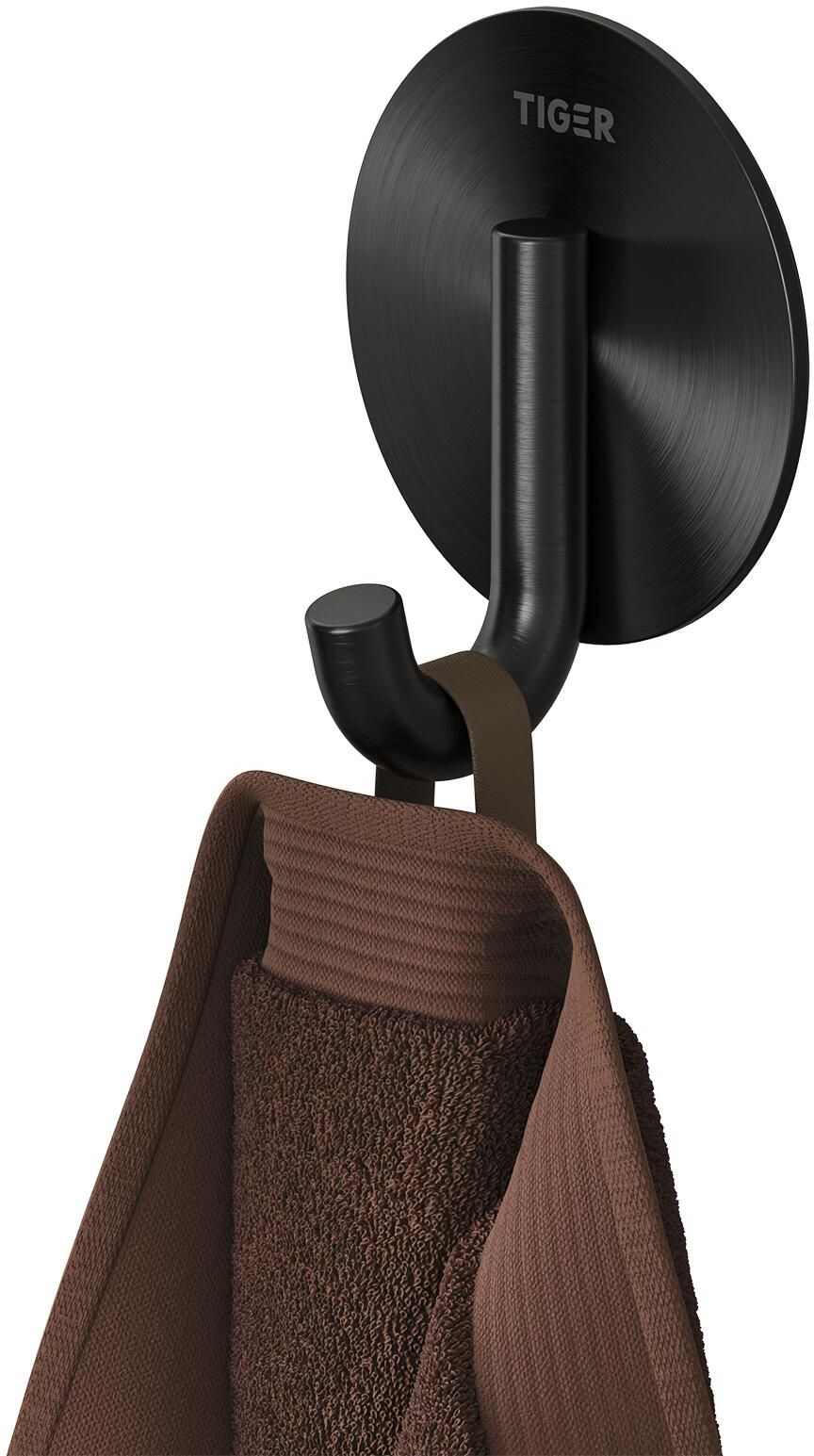 Tiger Classic toallero negro 800736