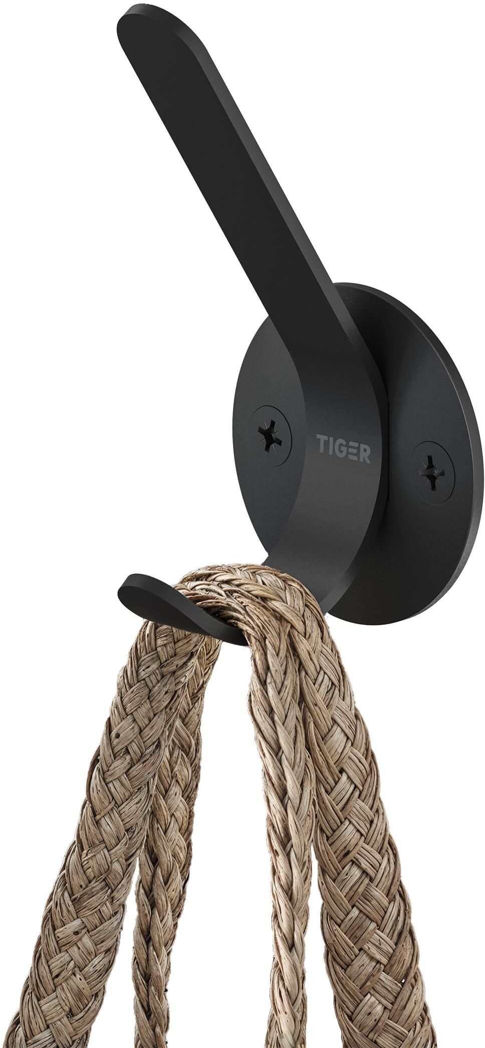 Tiger Double toallero negro 800749