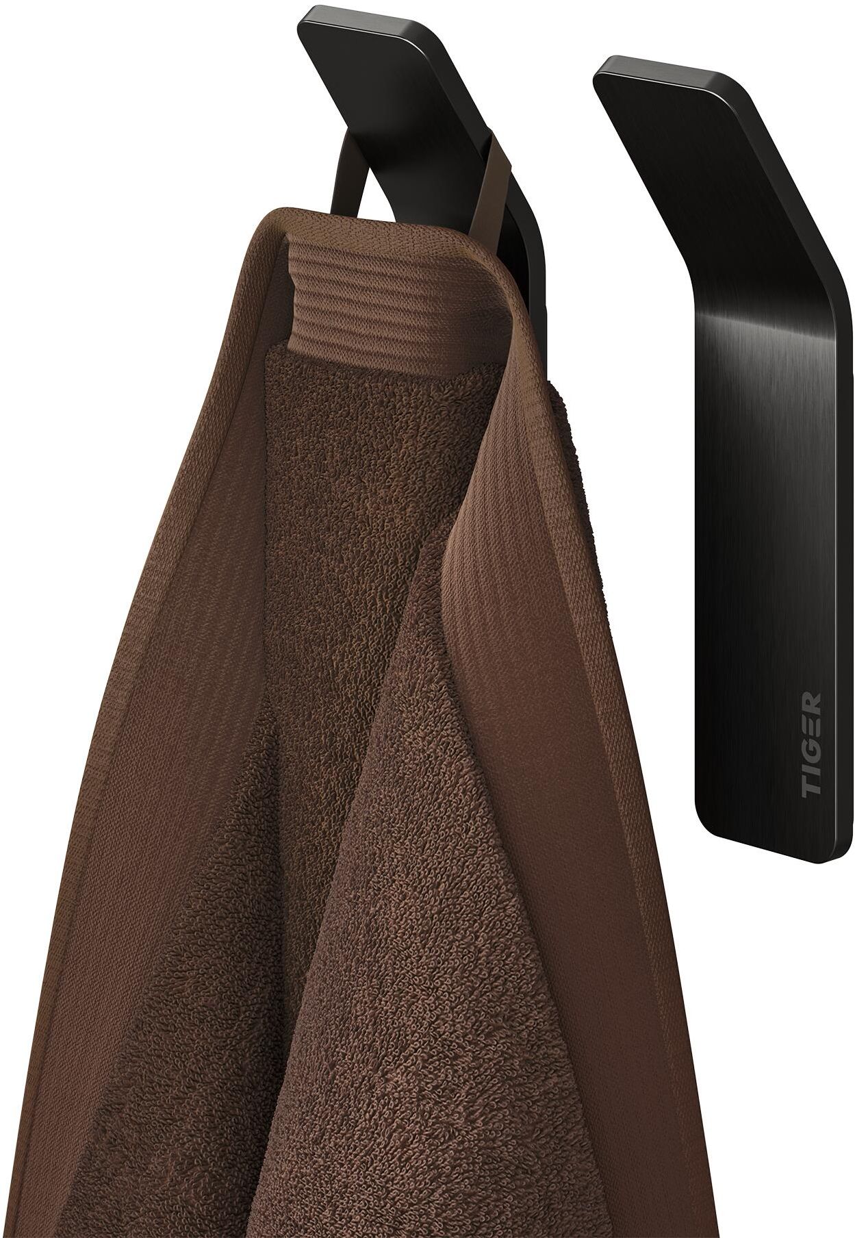 Tiger Single conjunto de colgadores negro 800746