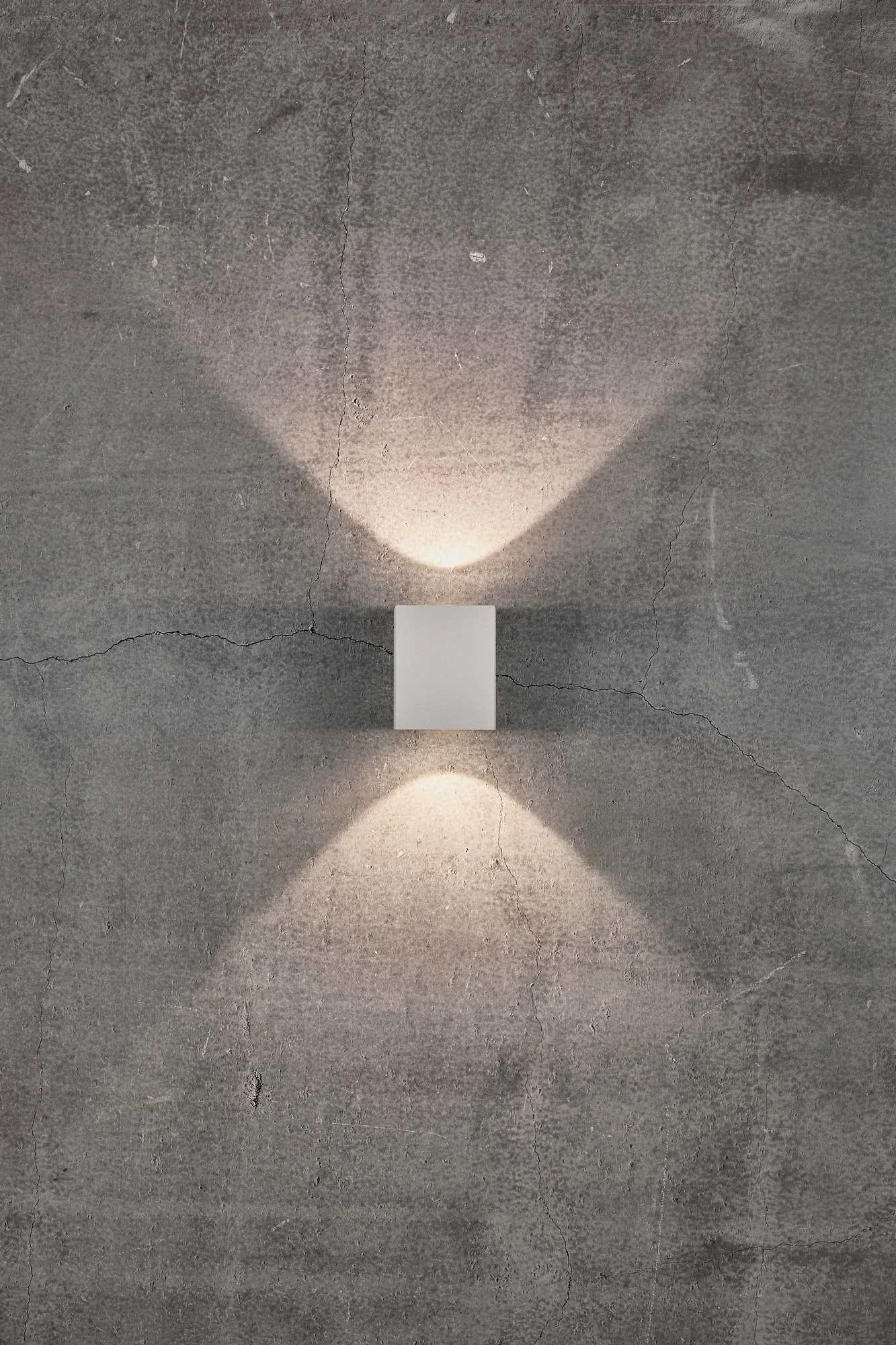 Nordlux Canto Kubi lámpara de pared para exteriores 2x6 W blanco 49711001