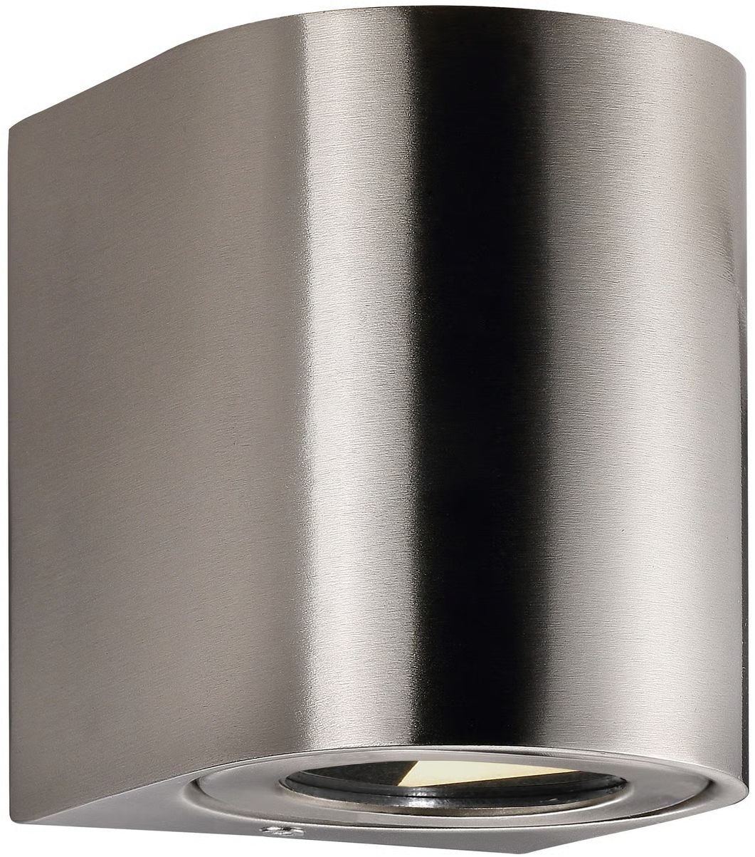 Nordlux Canto lámpara de pared para exteriores 2x6 W acero 49701034
