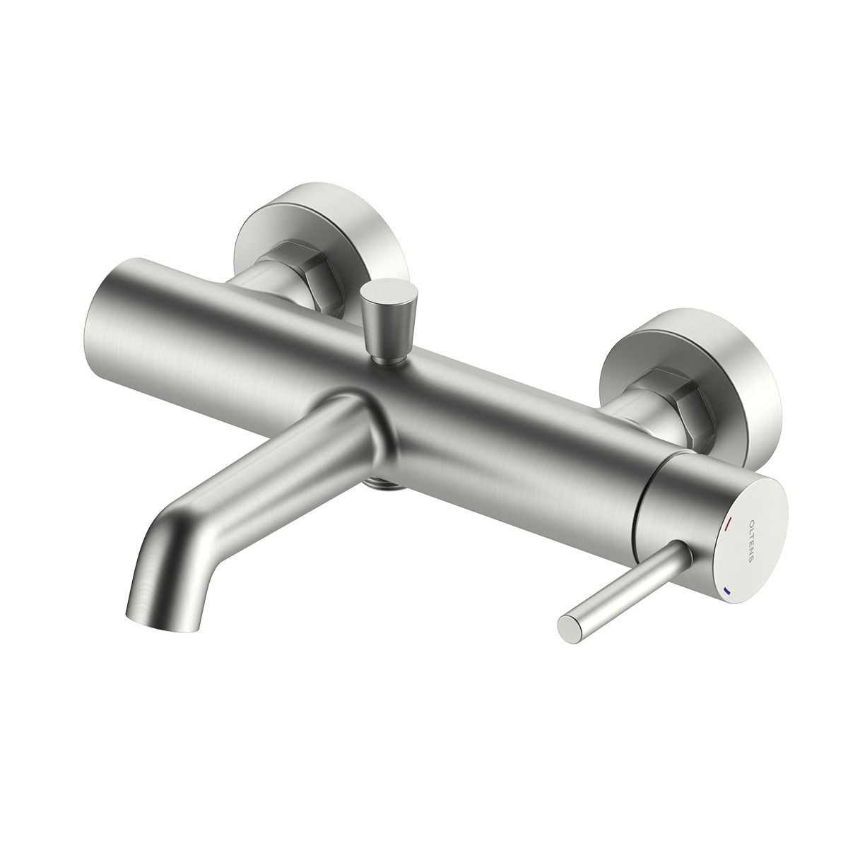 Oltens Molle grifo de bañera y ducha a pared níquel 34112910