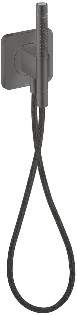 Axor Citterio C conexión de manguera con asa a pared negro 49626340