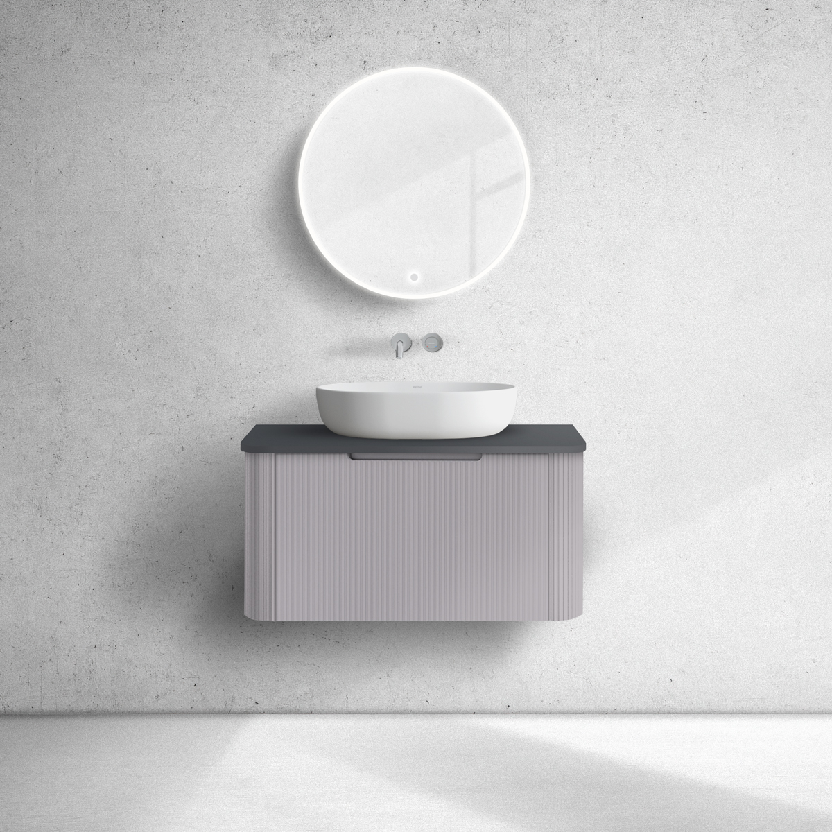 Conjunto armario Oltens Hamnes 60023900, encimera sobre armario Oltens Hamnes 63013300