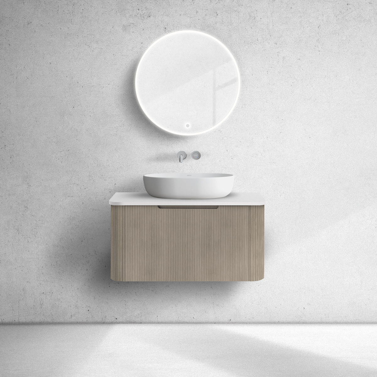 Conjunto armario Oltens Hamnes 60023060, encimera sobre armario Oltens Hamnes 63013000