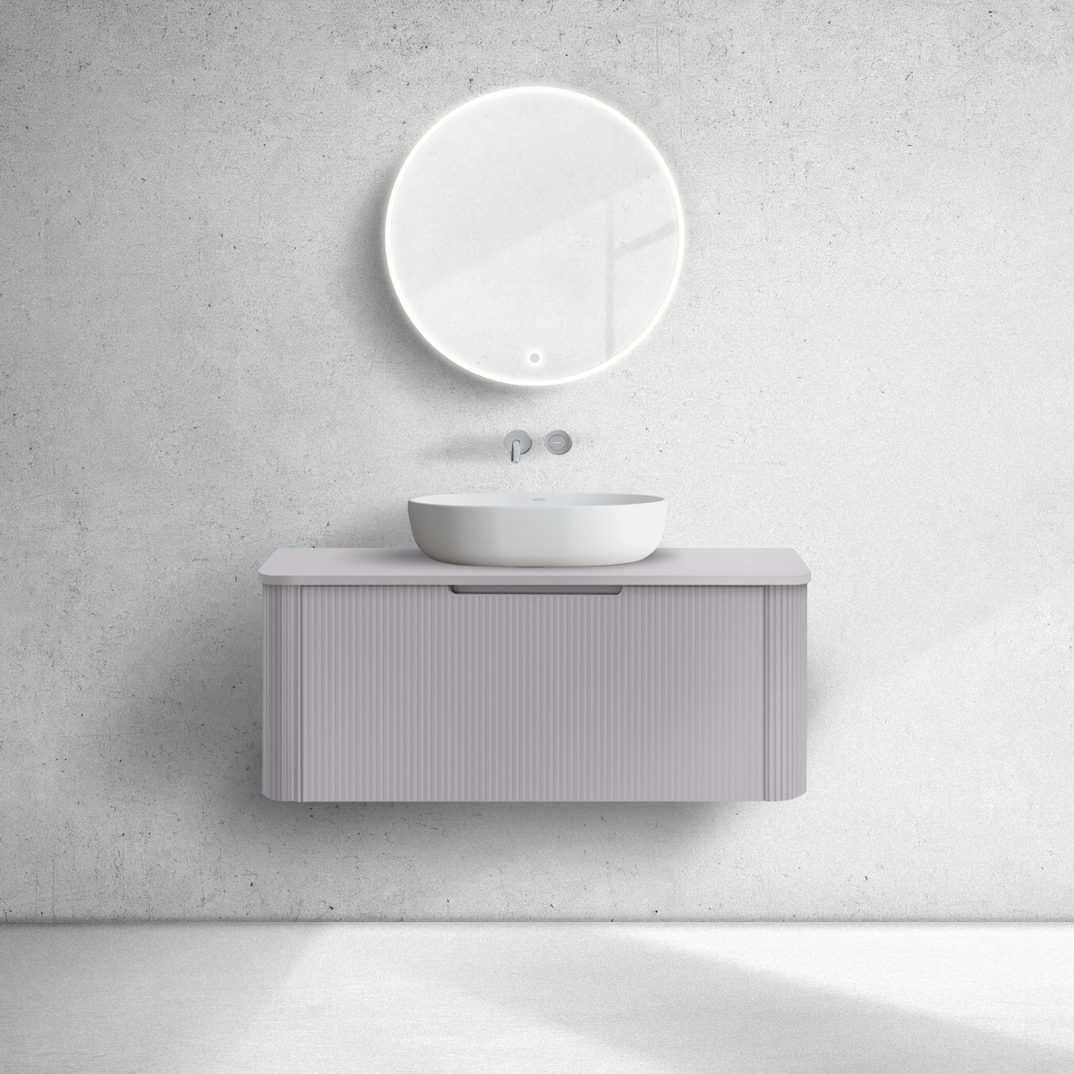 Conjunto armario Oltens Hamnes 60024900, encimera sobre armario Oltens Hamnes 63014900