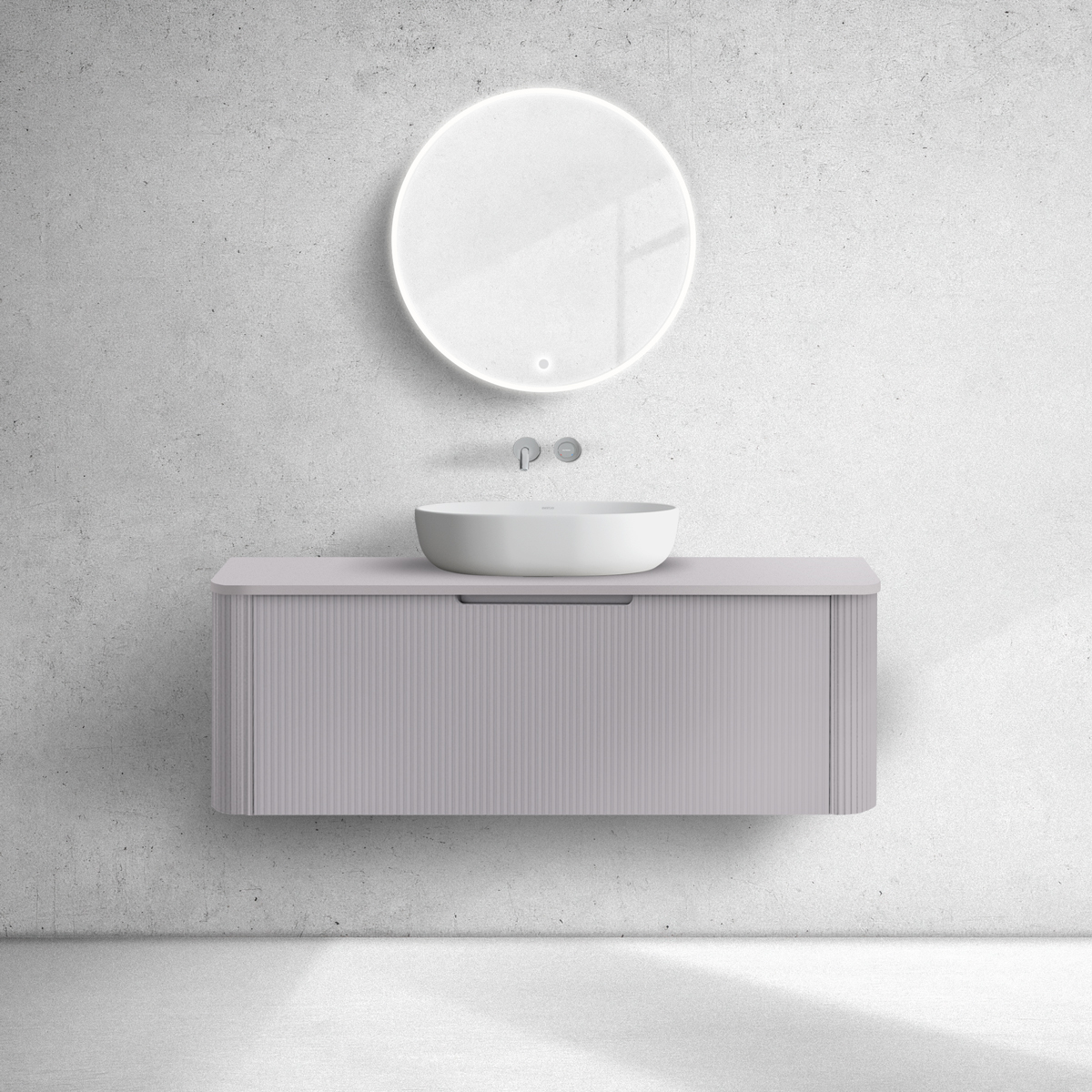 Conjunto armario Oltens Hamnes 60025900, encimera sobre armario Oltens Hamnes 63015900