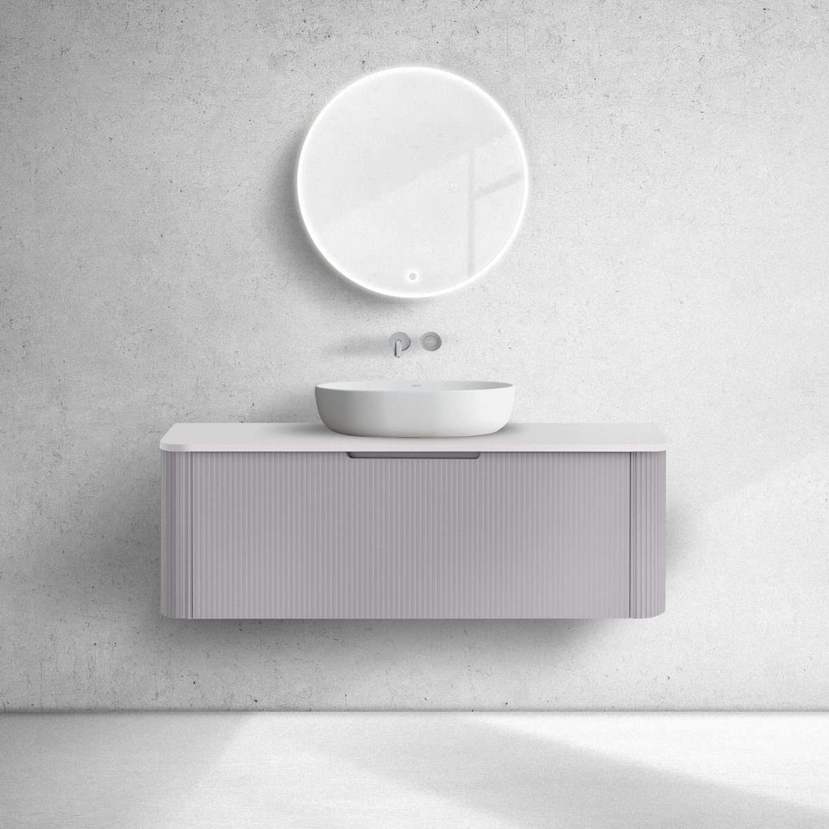 Conjunto armario Oltens Hamnes 60025900, encimera sobre armario Oltens Hamnes 63015000