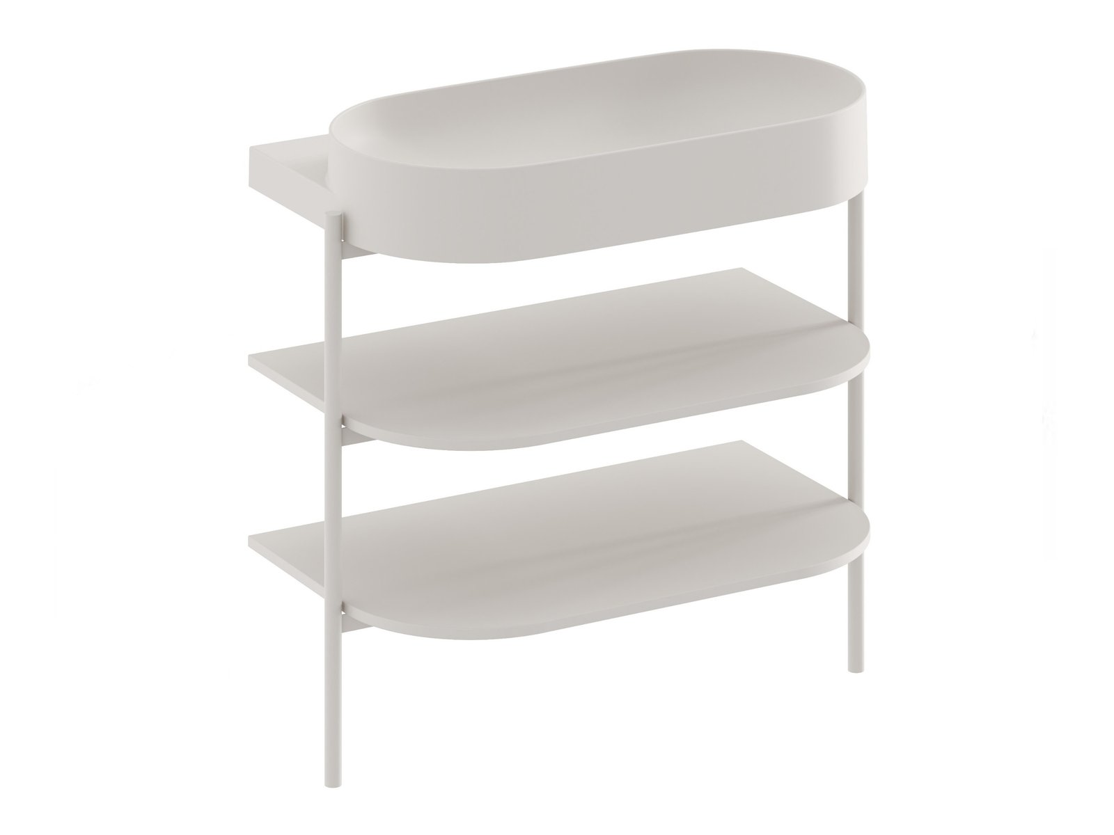 Ravak Yard consola 86.8x49.5x76.5 cm de pie, para lavabo D80000O006