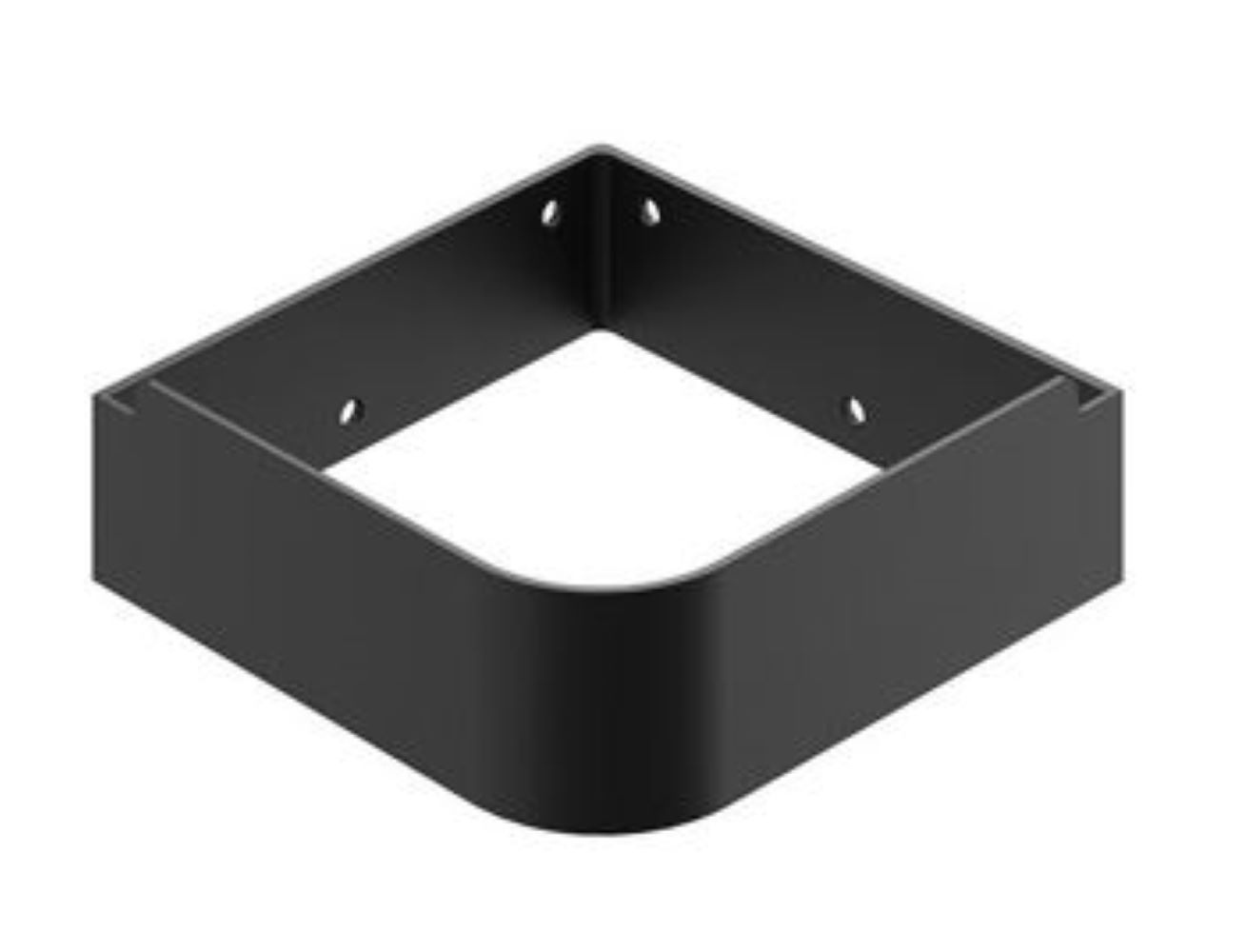 Ravak Yard soporte para lavabo 22.1x22.1 cm cuadrada negro mate X01779