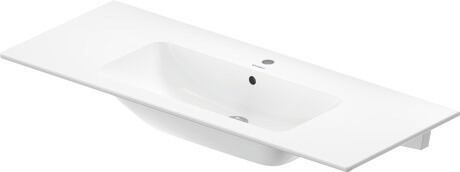 Duravit ME by Starck lavabo 123x49 cm rectangular clásico-para mueble blanco 23361200601