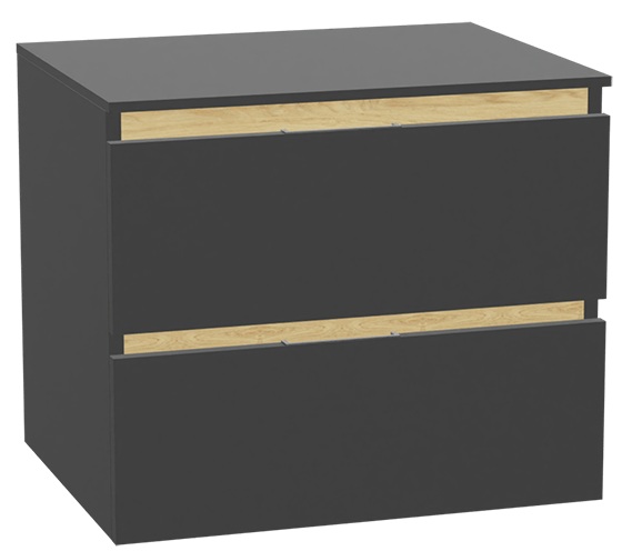 Conjunto estructura de armario Excellent Tuto 2.0 MLEX.2172.600.GRBL, encimera sobre armario Excellent Tuto 2.0 MLEX.2111.600.GR, MLEX.2151.600.01.GR