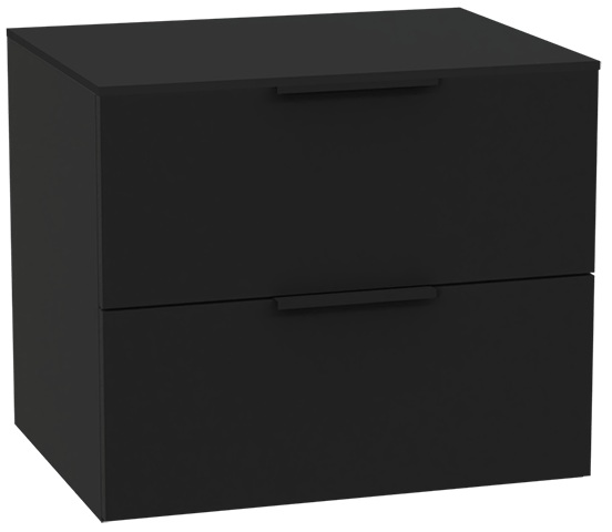 Conjunto estructura de armario Excellent Tuto 2.0 MLEX.2172.600.BKBL, encimera sobre armario Excellent Tuto 2.0 MLEX.2111.600.BK, MLEX.2151.600.02.BK