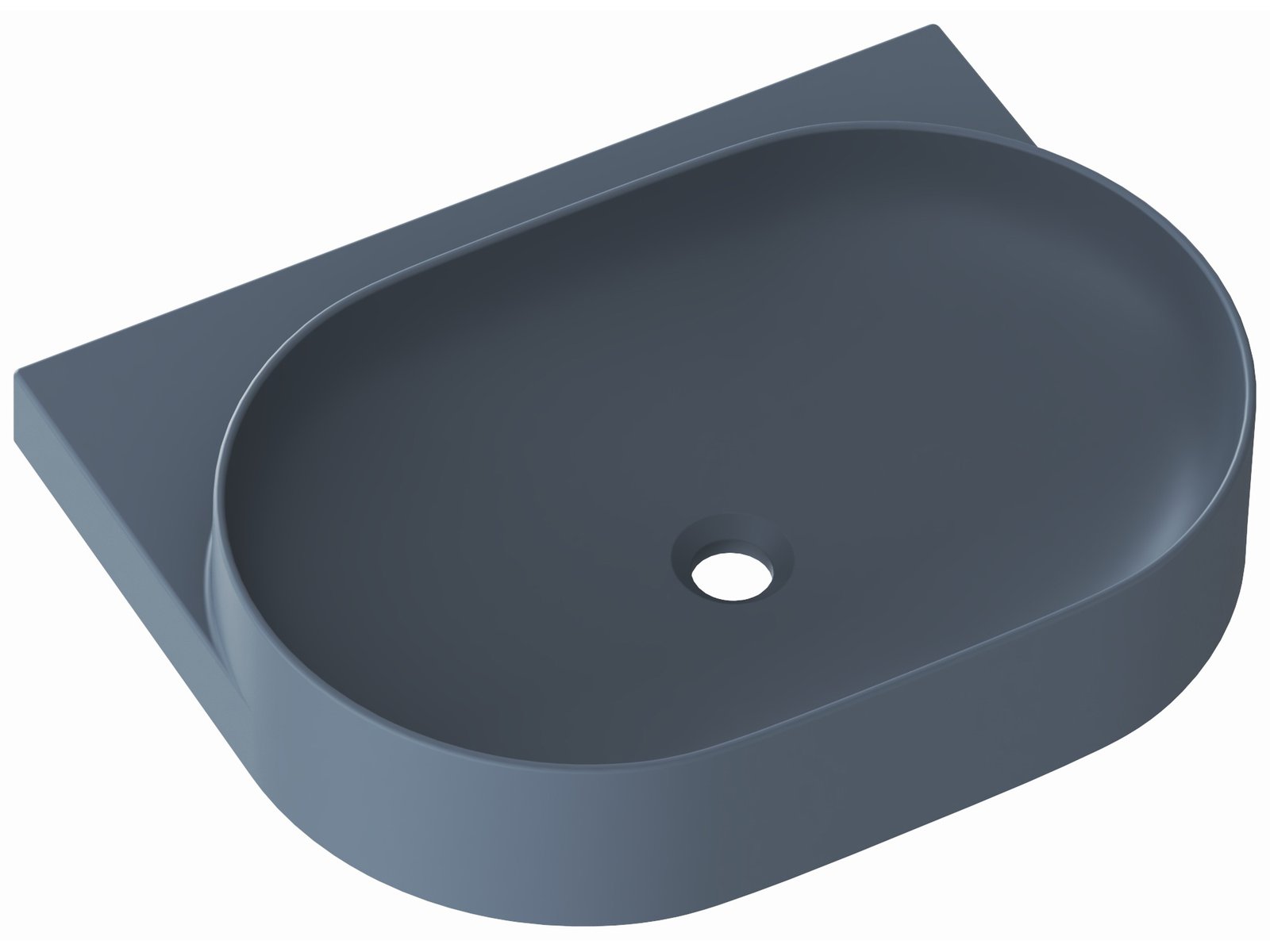 Ravak Yard lavabo 60.5x50 cm semicircular clásico-para mueble XJX07060000
