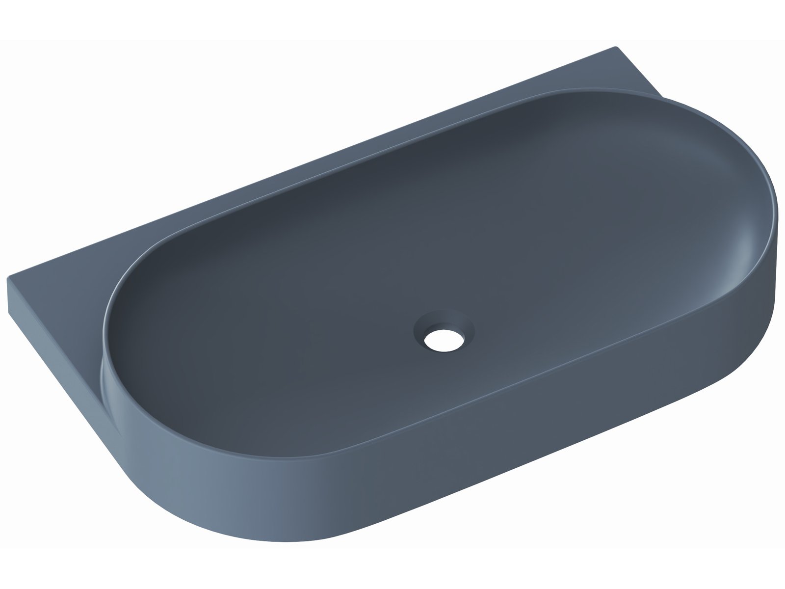 Ravak Yard lavabo 80.5x50 cm semicircular clásico-para mueble XJX07080000