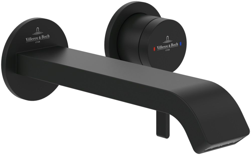 Villeroy & Boch Dawn grifo para lavabo empotrado negro TVZ106003000K5