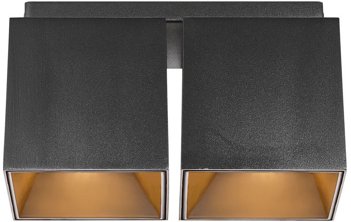 Nordlux Ethan lámpara de techo 2x50 W negro 2110410103