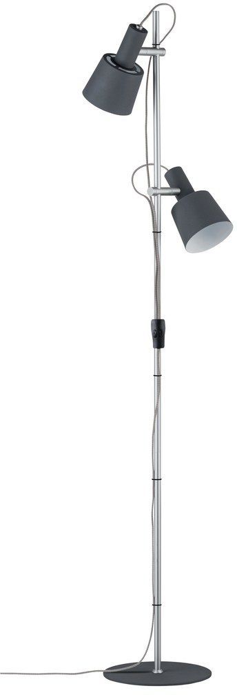 Paulmann Haldar lámpara de pie 2x20 W gris PL79690