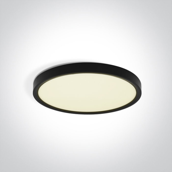 One Light Belfort 1 plafón 1x18 W negro 62006/B/V