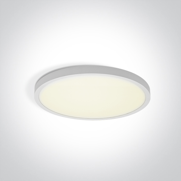 One Light Belfort 2 plafón 1x24 W blanco 62006A/W/V