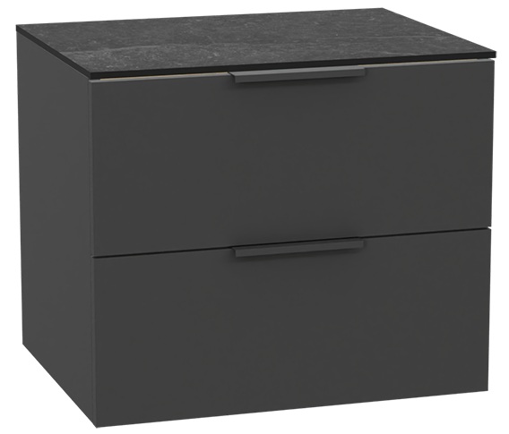 Conjunto estructura de armario Excellent Tuto 2.0 MLEX.2172.600.GRBL, encimera sobre armario Excellent Tuto 2.0 MLEX.2116.600.MA, MLEX.2151.600.02.GR