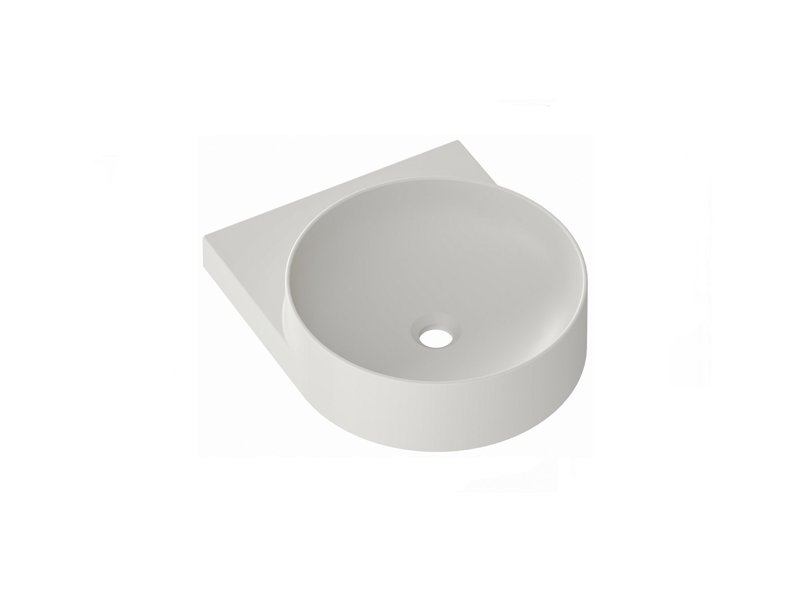 Ravak Yard lavabo 50x40.5 cm semicircular clásico XJX0O240000