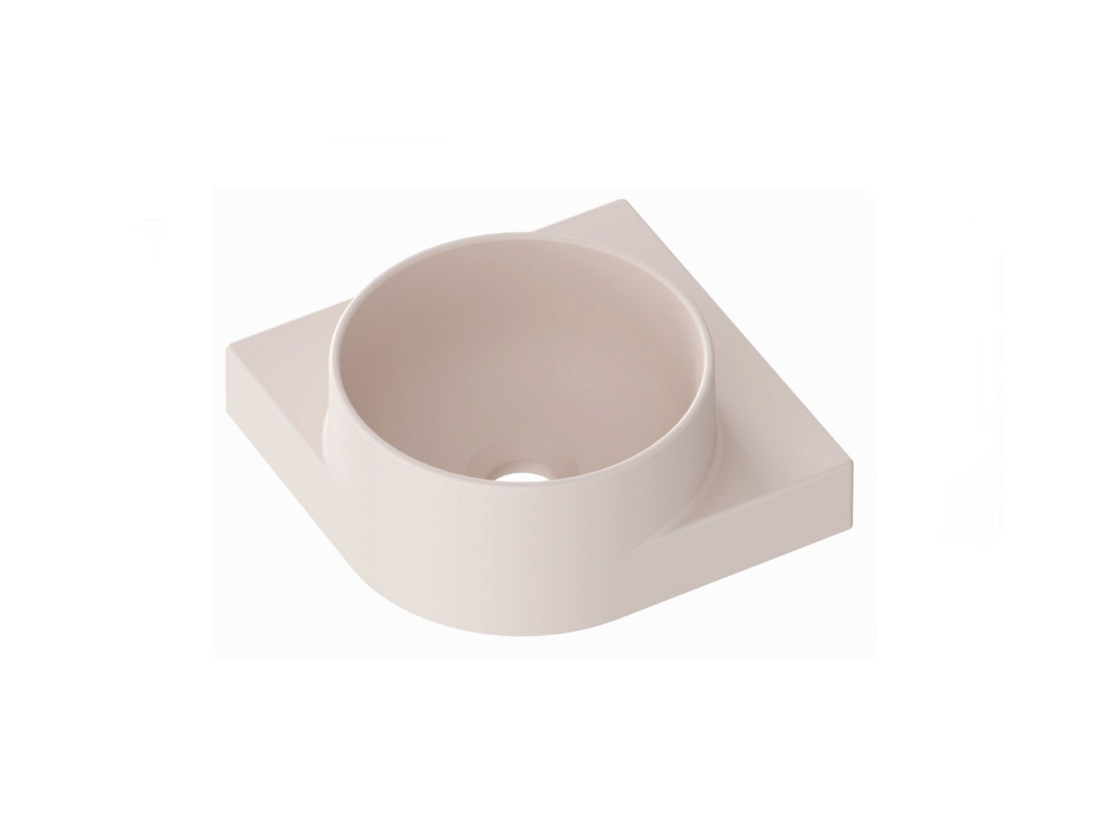 Ravak Yard lavabo 28x28 cm semicircular clásico XJX0G228000