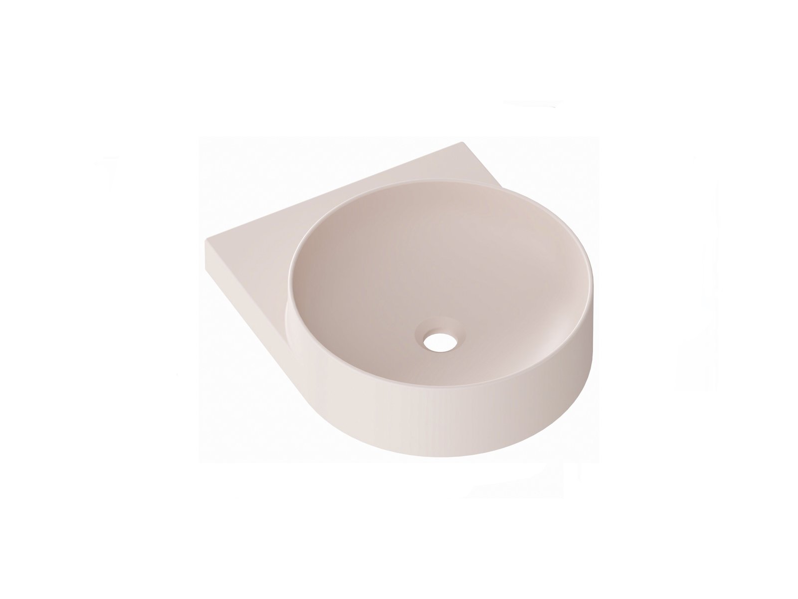 Ravak Yard lavabo 50x40.5 cm semicircular clásico XJX0G040000