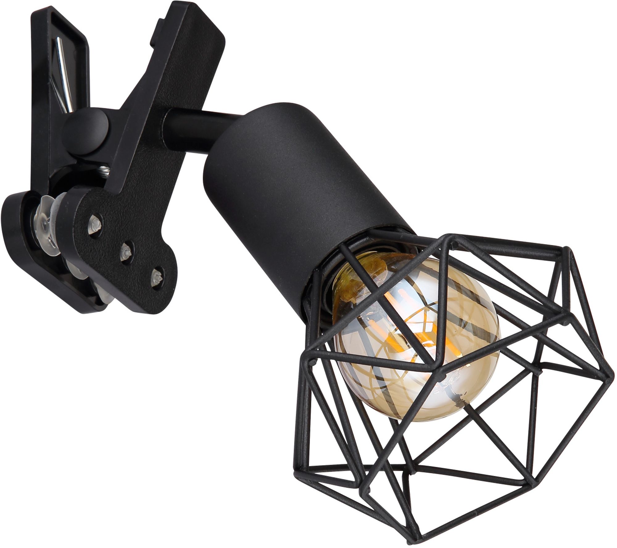 Globo Lighting Xara I lámpara de pared 1x40 W negro 54802SK