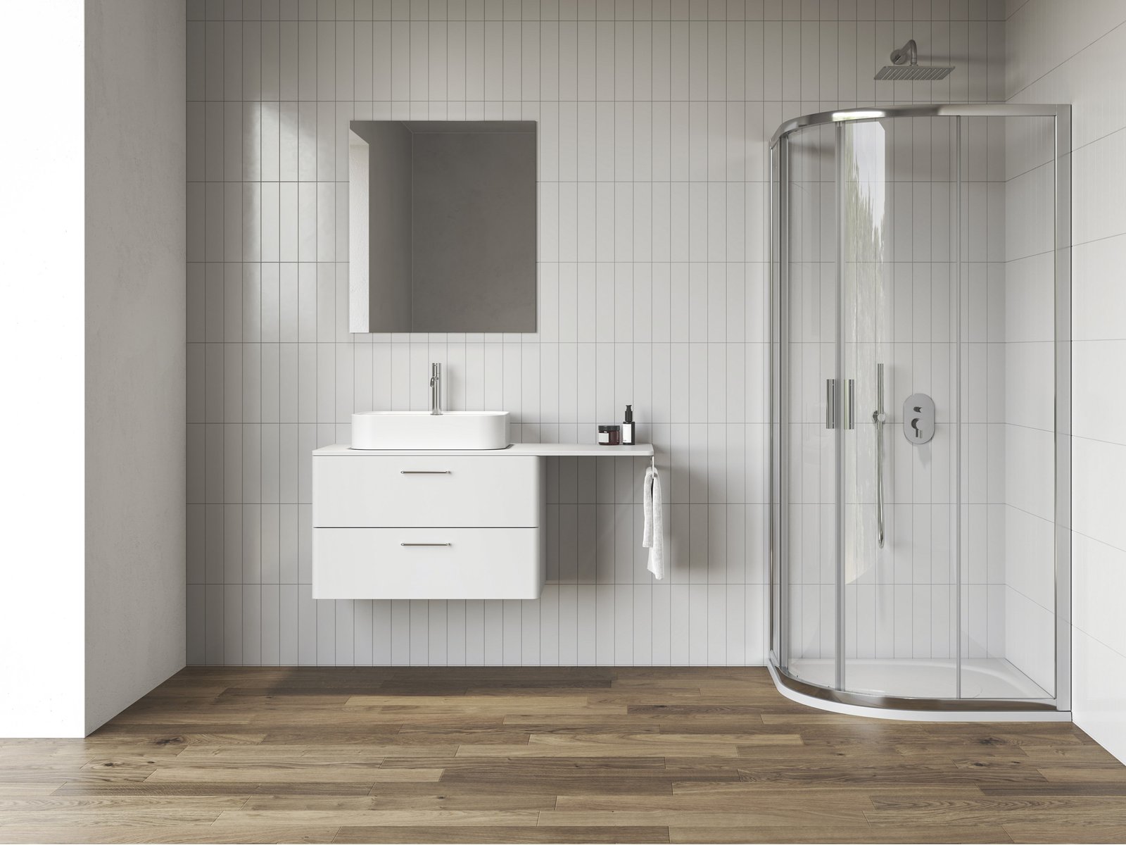 Ravak Blix II cabina de ducha 90x90 cm semicircular aluminio brillo/vidrio transparente 3BM70C00Z1