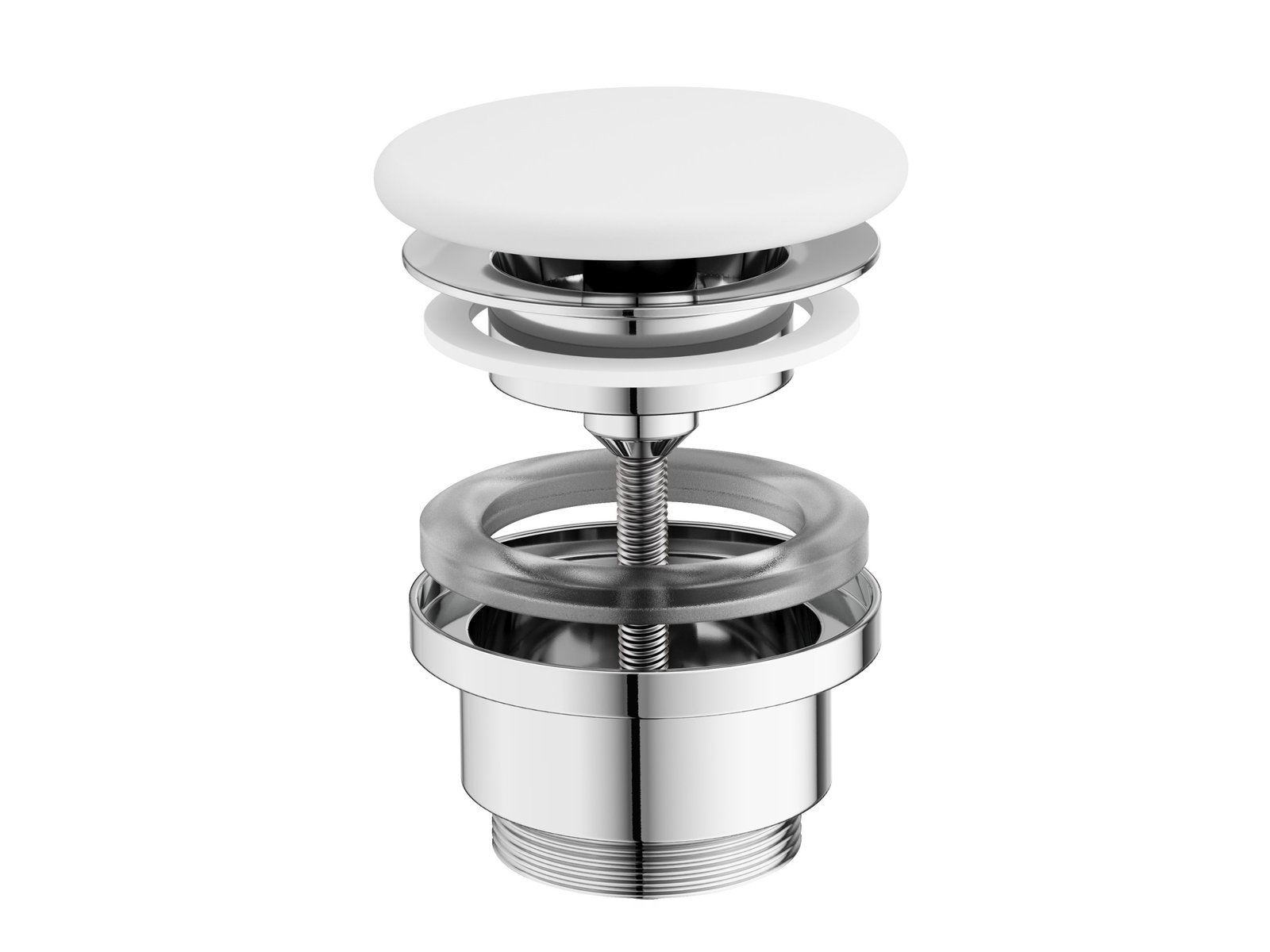 Ravak Flat tapón para lavabo blanco X01920