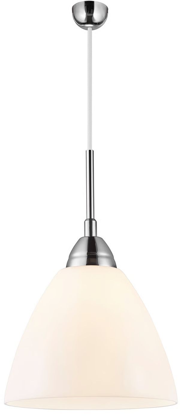 Nordlux Read lámpara colgante 1x60 W blanco-cromo 73163010