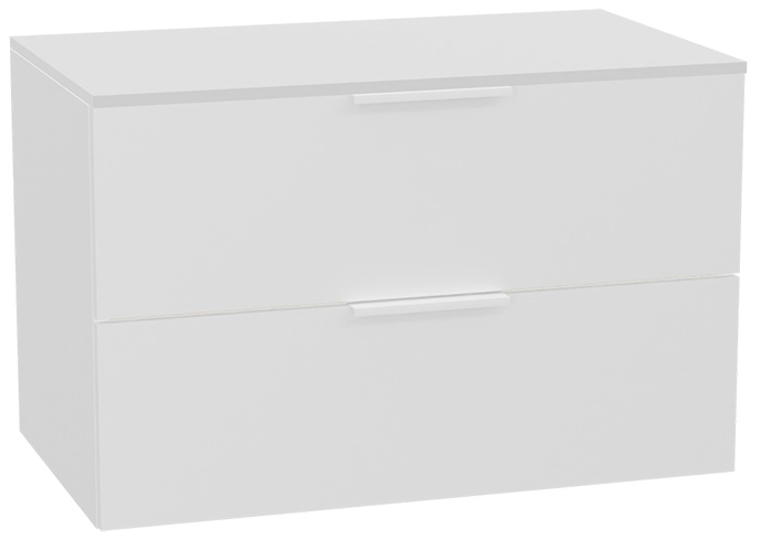 Conjunto estructura de armario Excellent Tuto 2.0 MLEX.2172.800.WHBL, encimera sobre armario Excellent Tuto 2.0 MLEX.2111.800.WH, MLEX.2151.800.02.WH