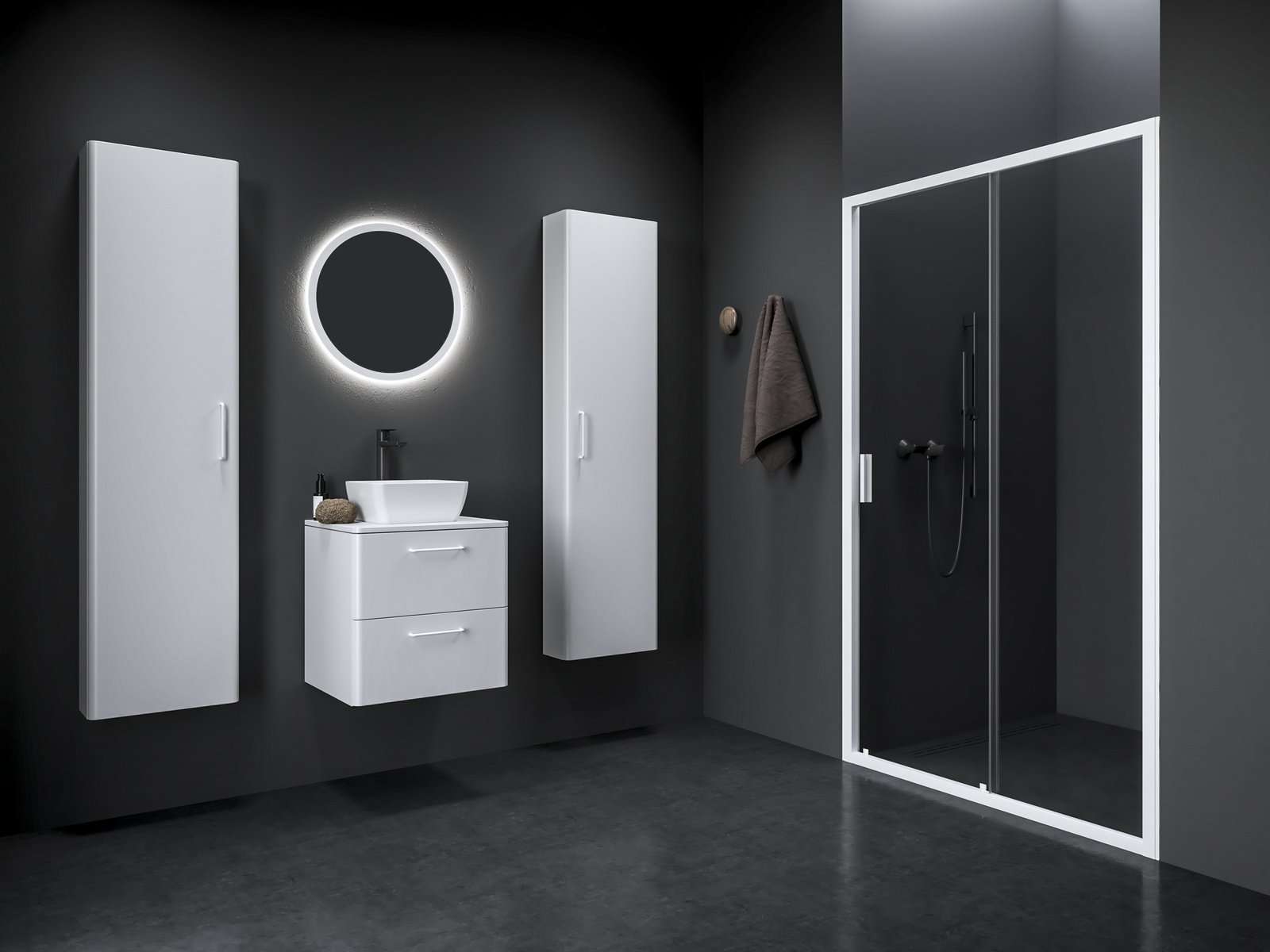 Ravak Blix II puerta de ducha 100 cm corredera blanco mate/vidrio transparente 0PMA0E00Z1