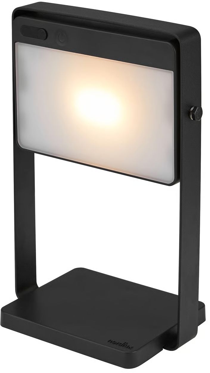 Nordlux Saulio Solar lámpara solar de sobremesa 1x3.5 W negro 2418035003