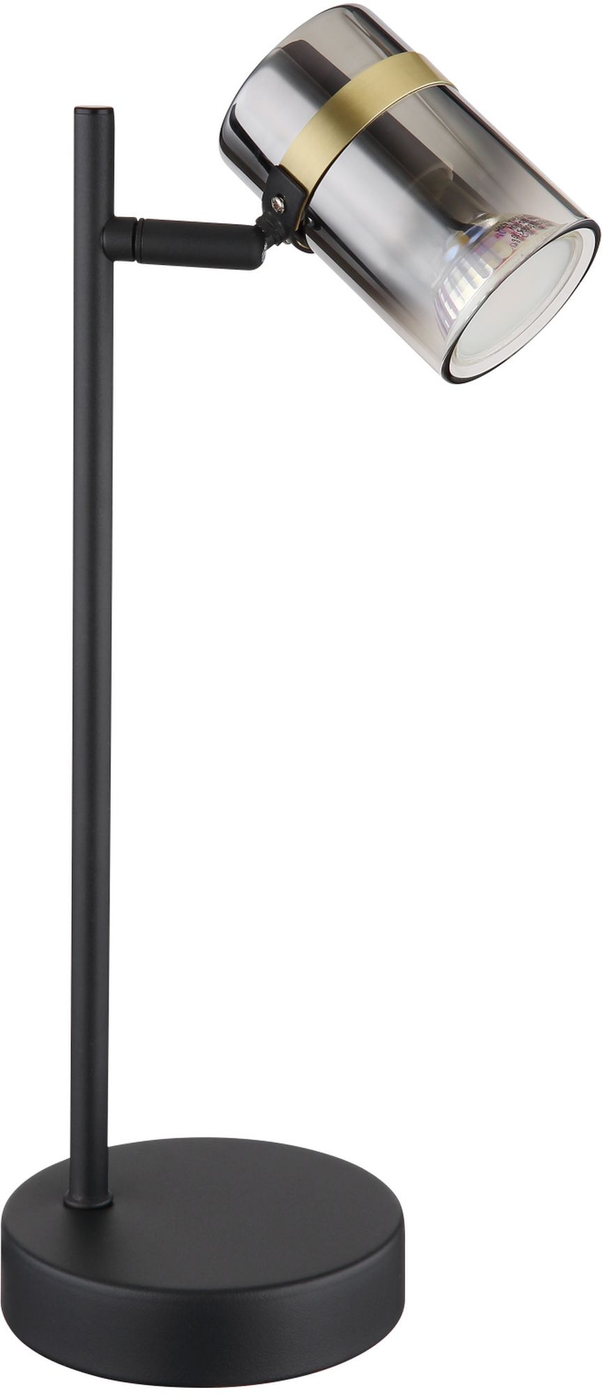 Globo Lighting Trabby lámpara para escritorio 1x8 W negro-latón-ahumado 57916T