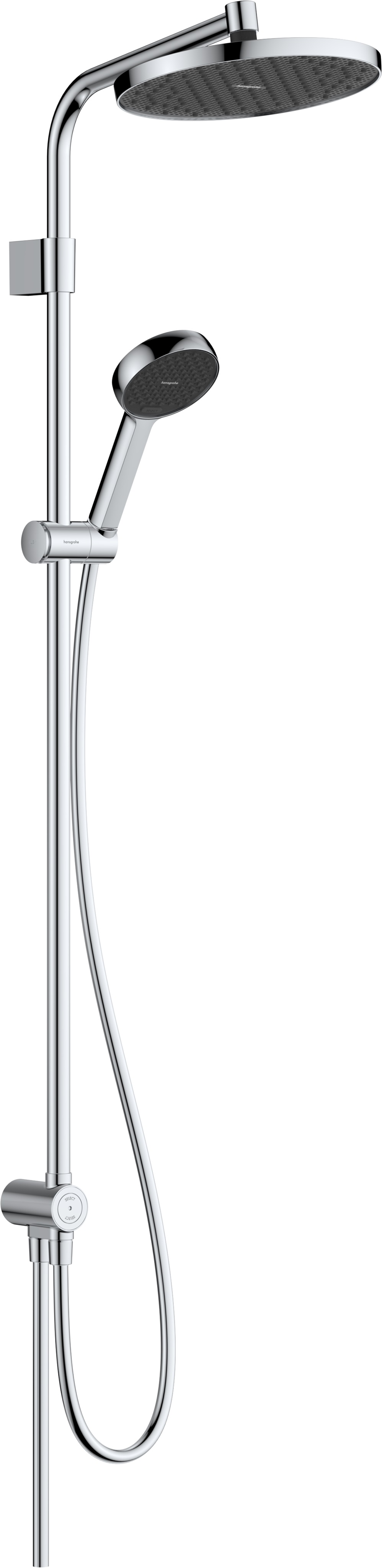Hansgrohe Activera S conjunto de ducha a pared con rociador con efecto lluvia cromo 28074000