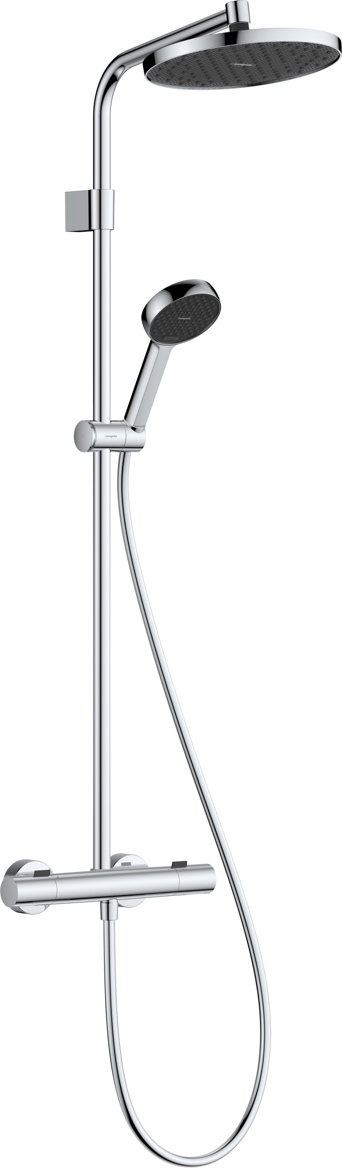Hansgrohe Activera S conjunto de ducha a pared con termostato con rociador con efecto lluvia cromo 28078000