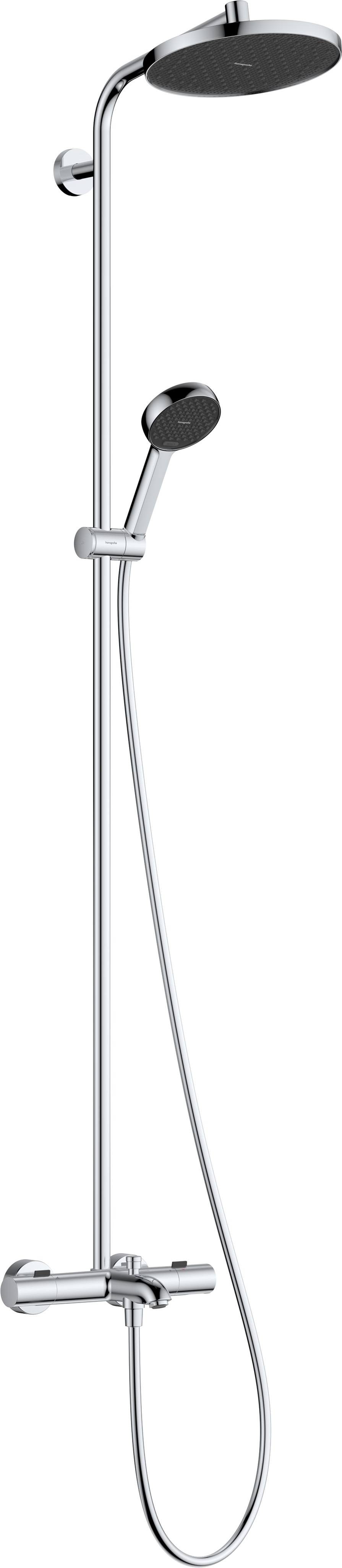 Hansgrohe Activera S conjunto bañera/ducha a pared con termostato con rociador con efecto lluvia cromo 28871000