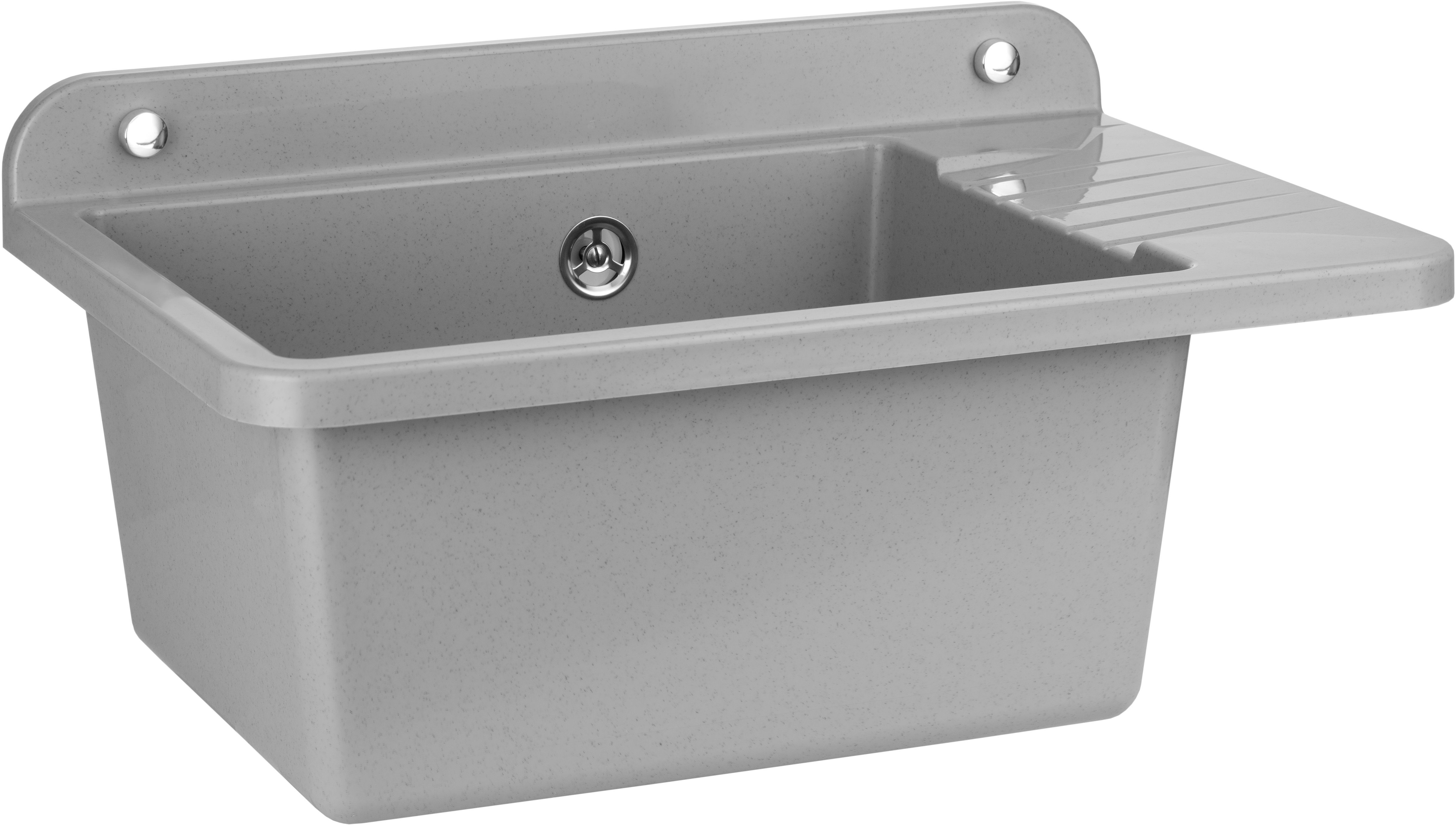 Pyramis Top lavabo de jardín 50.5x34.5 cm plástico 070179201