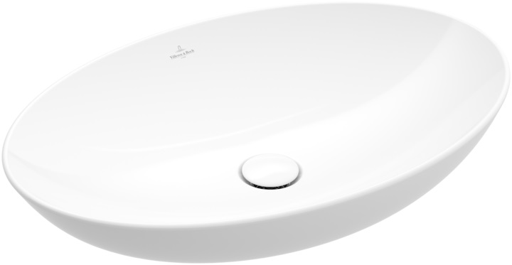 Villeroy & Boch Loop & Friends lavabo 62x42 cm oval sobre encimera blanco 4A4801RW