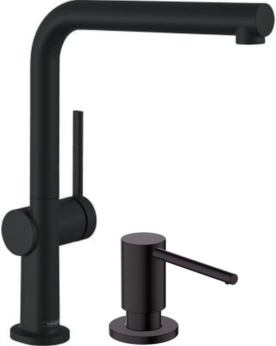 Conjunto grifo de cocina Hansgrohe Talis M54 72840670, dispensador de líquidos Hansgrohe A41 40438670