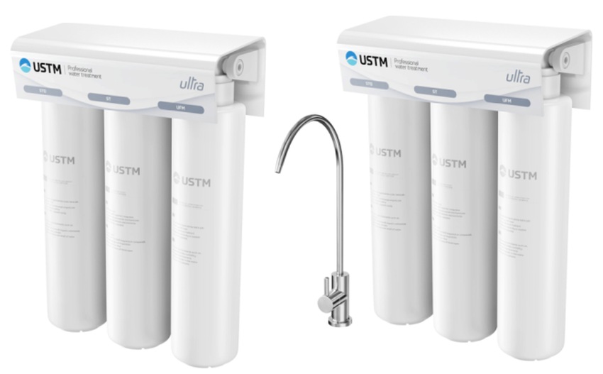 Conjunto filtro para fregadero USTM Ultra ULTRANEWSTYLE, cartucho con filtro USTM Ultra ULTRAUFM, ULTRASTO, ULTRAST
