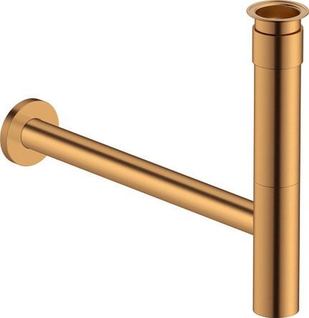 Duravit sifón de lavabo tubular bronce/latón 0050360400